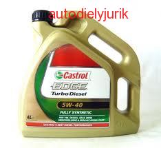 Olej Castrol Edge turbo diesel 5W-40 4l T