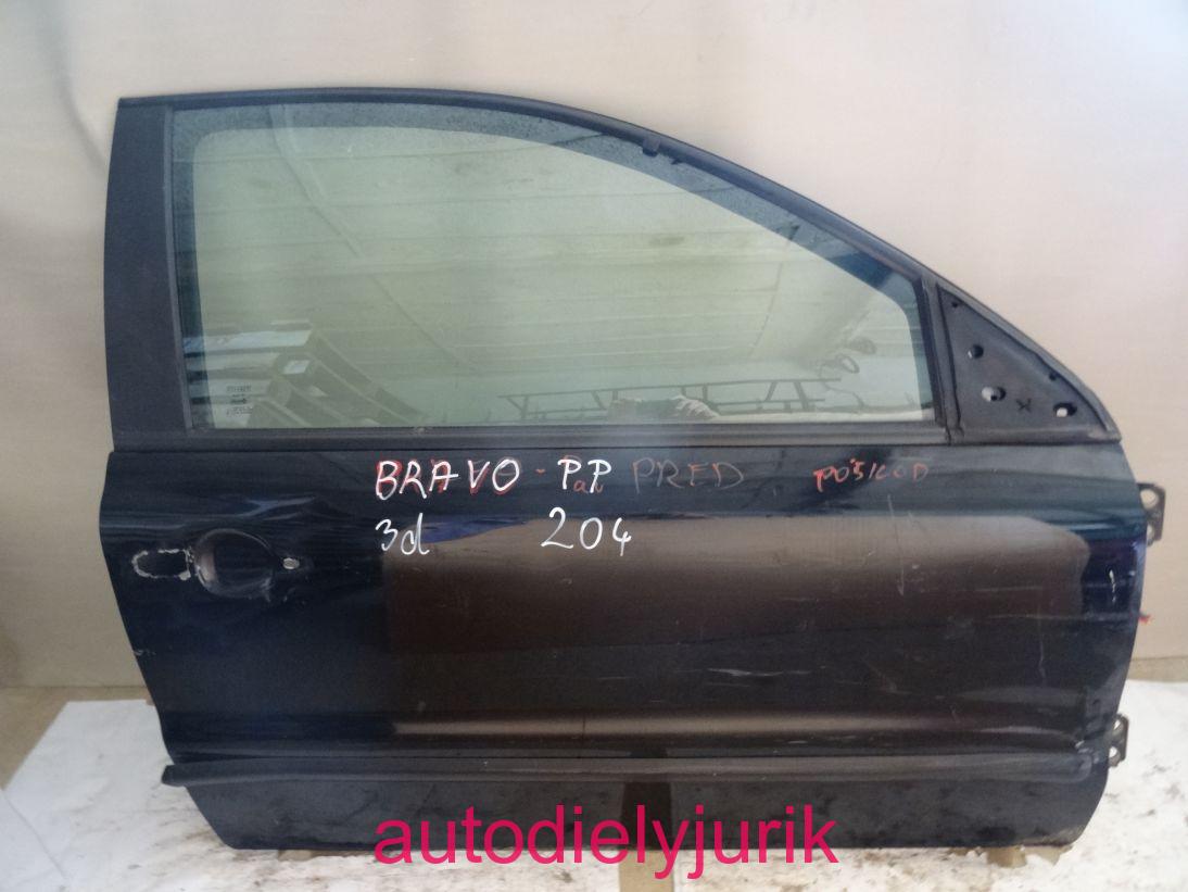 Fiat Bravo Dvere P Tmavomodre+sklo(čierne)č.204